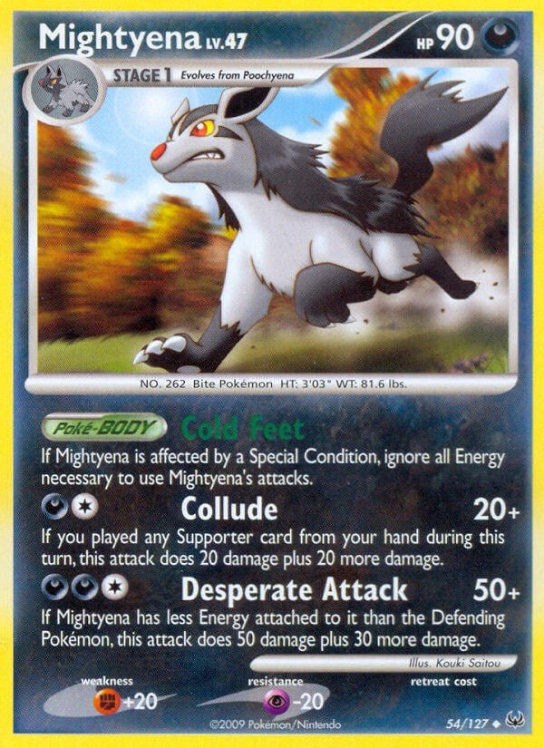 Image for Mightyena (54/127) (Platinum) - Pokemon