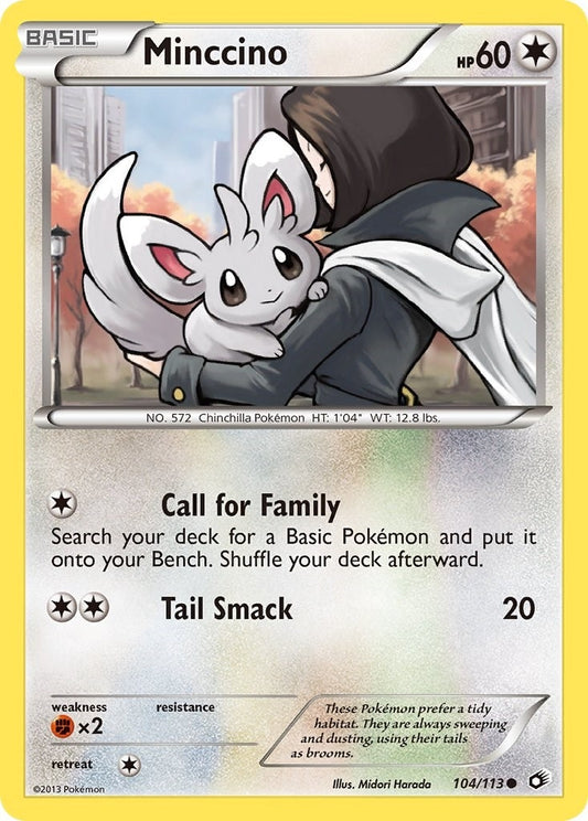 Image for Minccino (104/113) (Legendary Treasures) - Pokemon