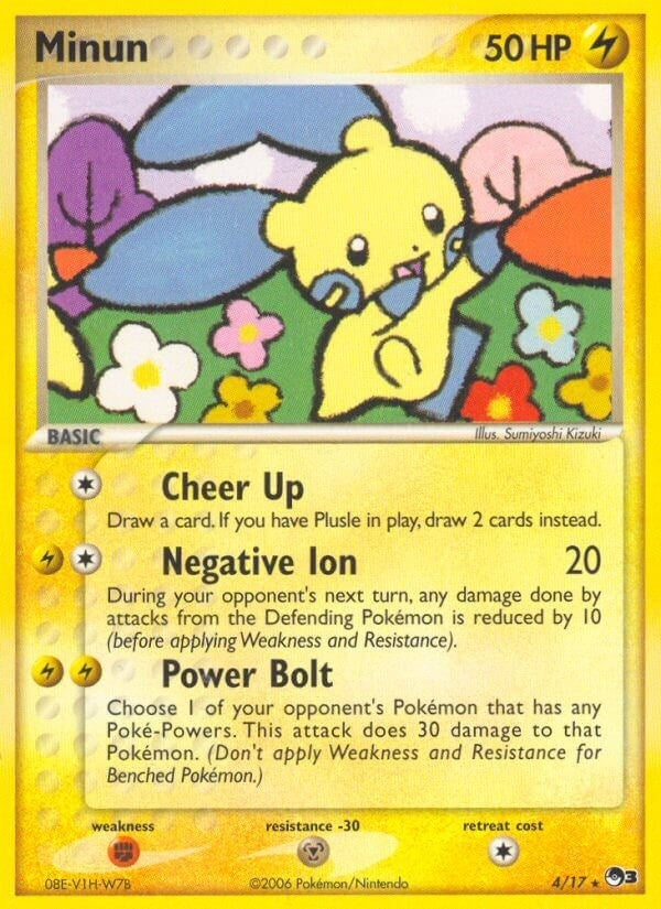 Image for Minun (004/017) (POP Series 3) - Pokemon