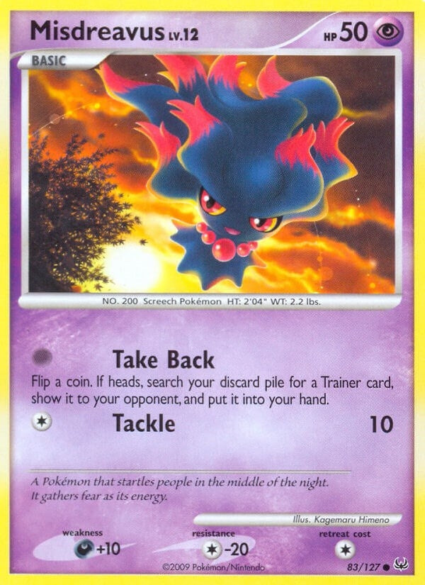Image for Misdreavus (83/127) (Platinum) - Pokemon