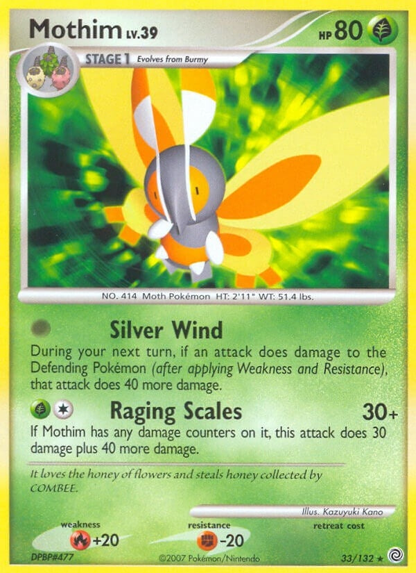 Image for Mothim (33/132) (Secret Wonders) - Pokemon