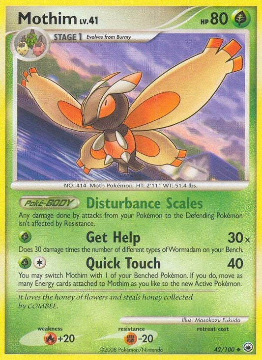 Image for Mothim (42/100) (Majestic Dawn) - Pokemon