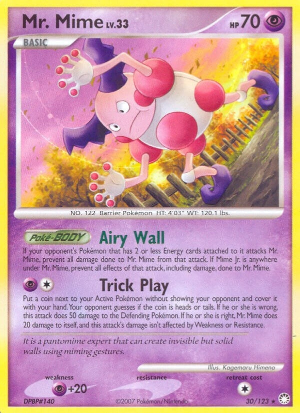 Image for Mr. Mime (30/123) (Mysterious Treasures) - Pokemon