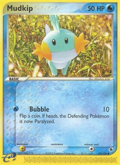 Image for Mudkip (59/109) (Ruby and Sapphire) - Pokemon