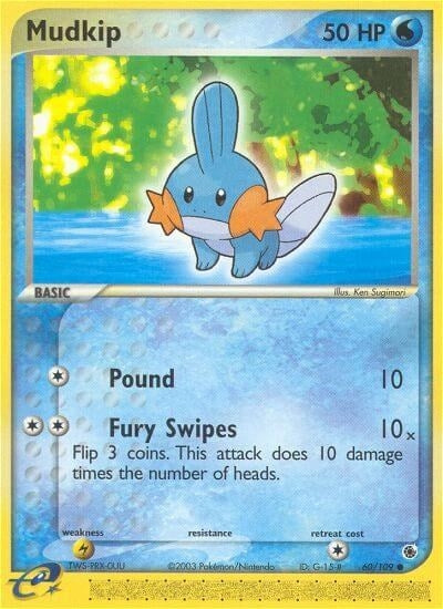 Image for Mudkip (60/109) (Ruby and Sapphire) - Pokemon