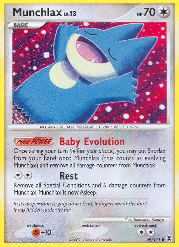 Image for Munchlax (69) (69/111) (Rising Rivals) - Pokemon