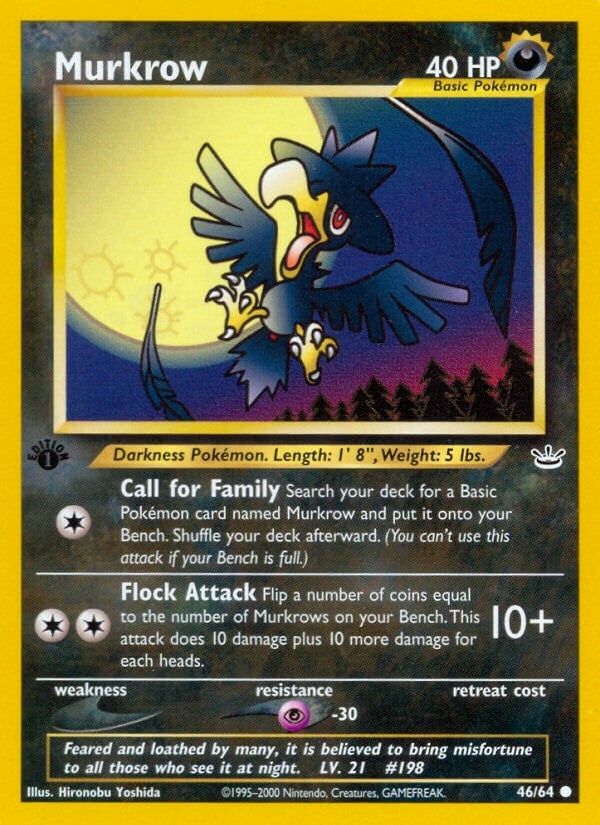 Image for Murkrow (46/64) (Neo Revelation) - Pokemon