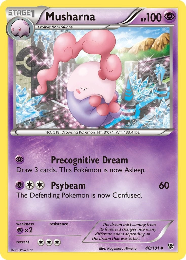 Image for Musharna (40/101) (Plasma Blast) - Pokemon