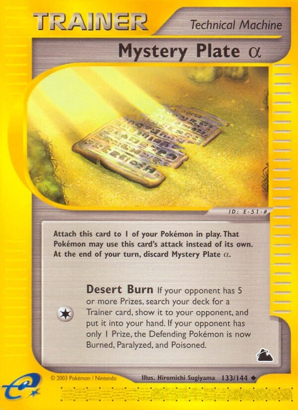 Image for Mystery Plate Alpha (133/144) (Skyridge) - Pokemon