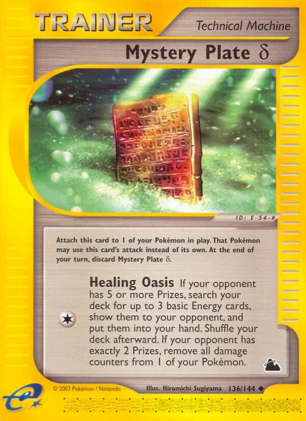 Image for Mystery Plate Delta (136/144) (Skyridge) - Pokemon