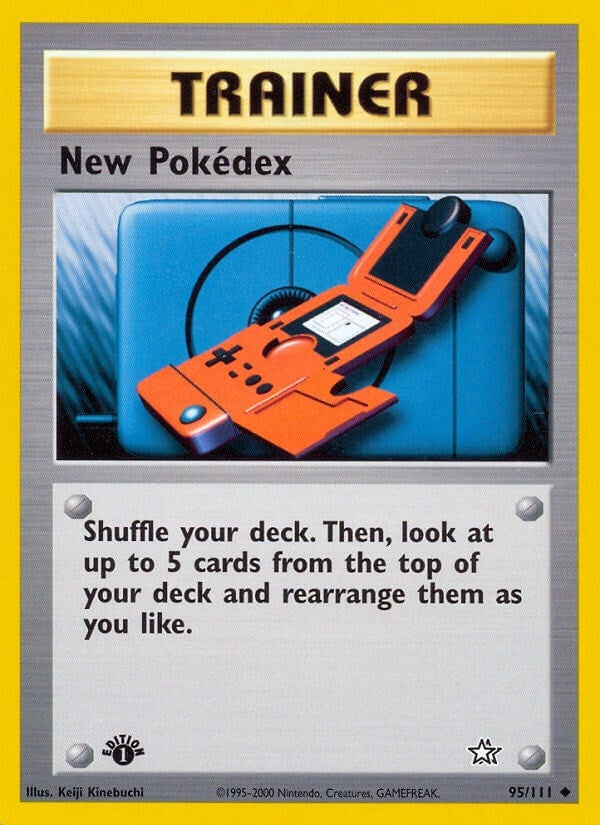 Image for New Pokedex (095/111) (Neo Genesis) - Pokemon