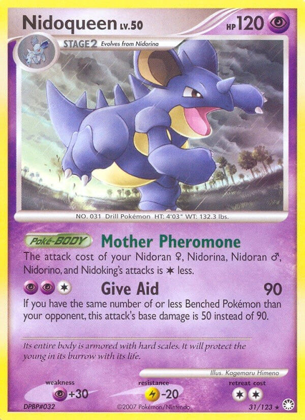 Image for Nidoqueen (31/123) (Mysterious Treasures) - Pokemon