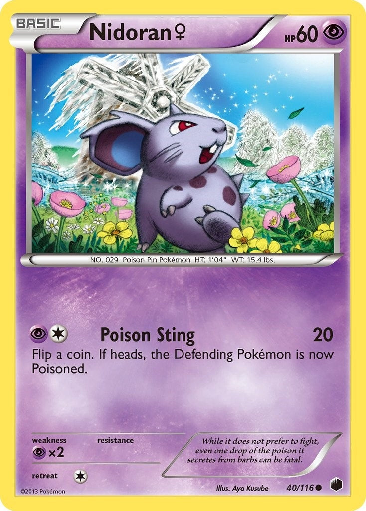 Image for Nidoran F (40/116) (Plasma Freeze) - Pokemon