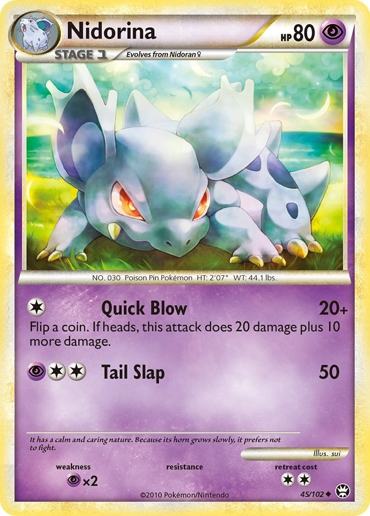 Image for Nidorina (45/102) (Triumphant) - Pokemon