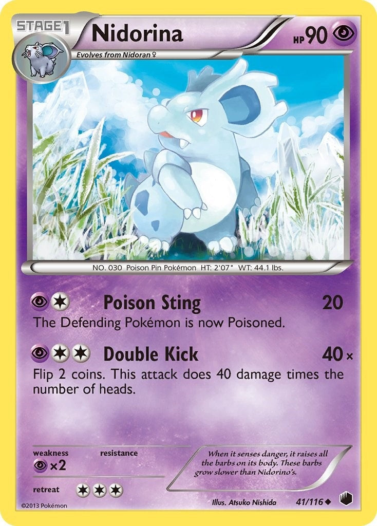 Image for Nidorina (41/116) (Plasma Freeze) - Pokemon