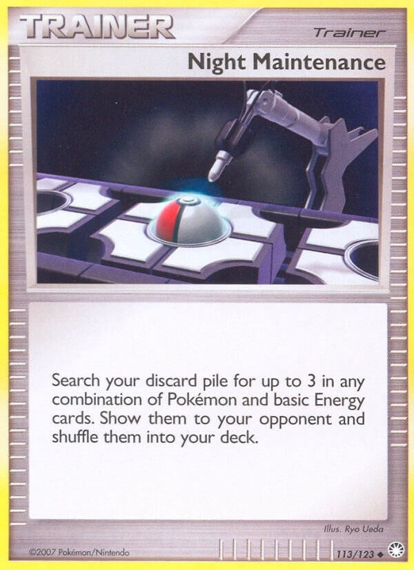 Image for Night Maintenance (113/123) (Mysterious Treasures) - Pokemon