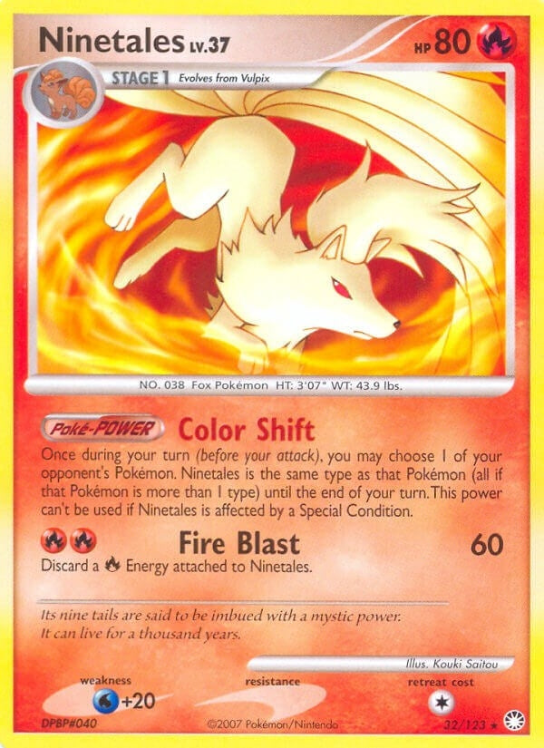 Image for Ninetales (32/123) (Mysterious Treasures) - Pokemon