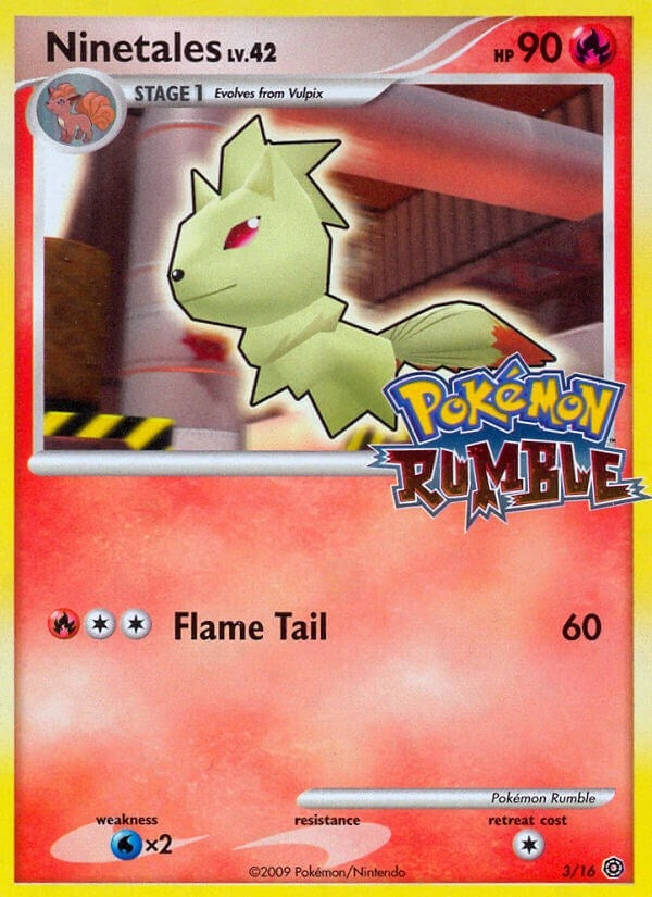 Image for Ninetales (3) (Rumble) - Pokemon