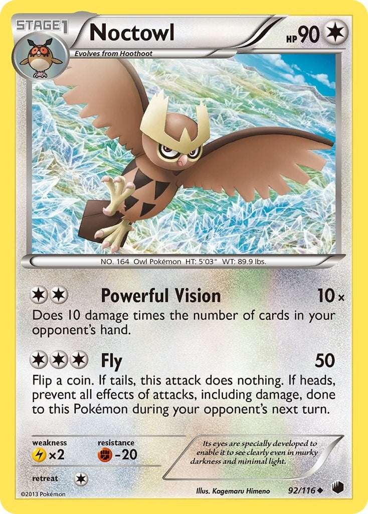 Image for Noctowl (92/116) (Plasma Freeze) - Pokemon