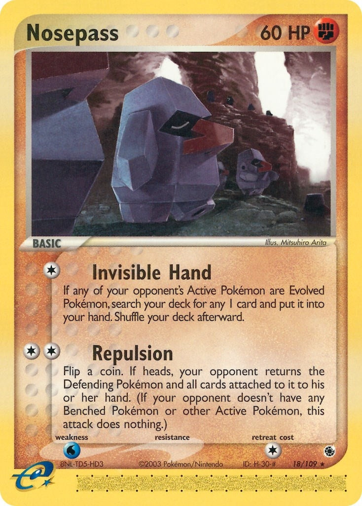 Image for Nosepass (18/109) (Ruby and Sapphire) - Pokemon