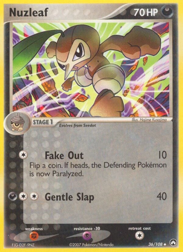 Image for Nuzleaf (36/108) (Power Keepers) - Pokemon