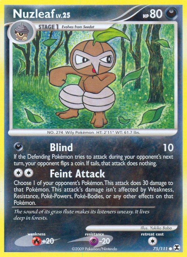 Image for Nuzleaf (75/111) (Rising Rivals) - Pokemon
