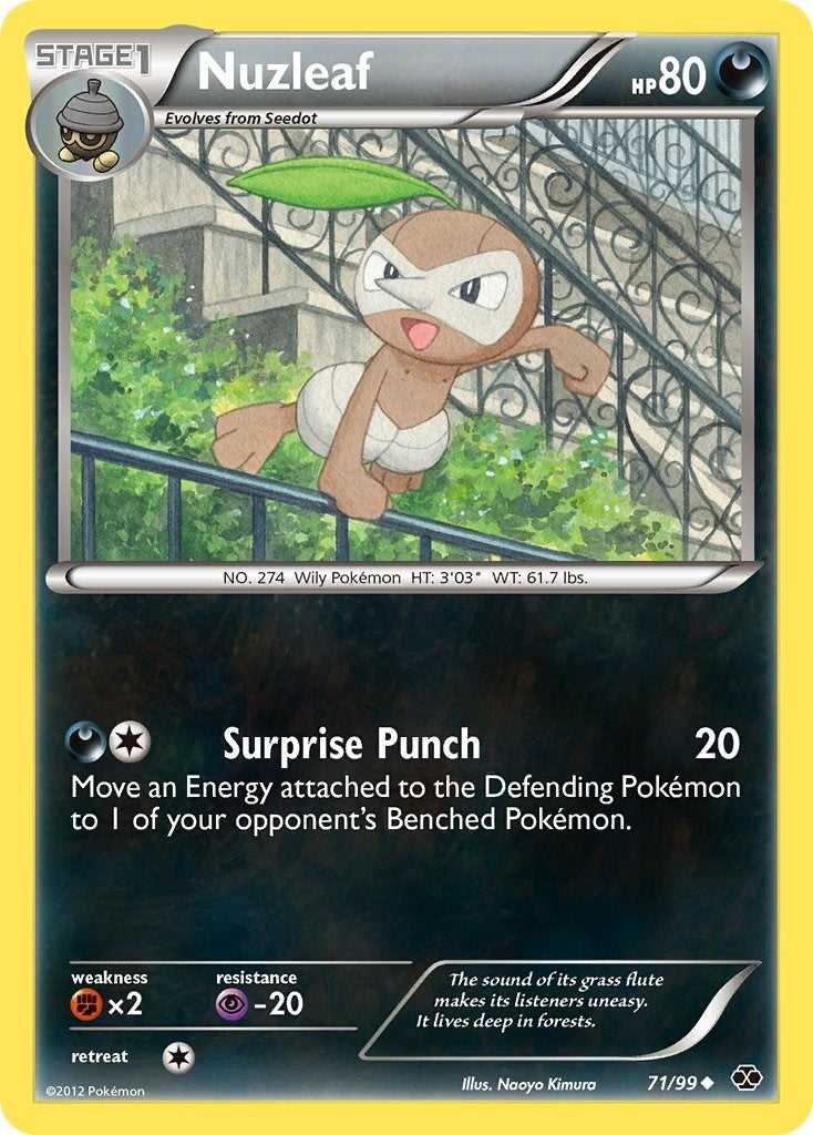 Image for Nuzleaf (71/99) (Next Destinies) - Pokemon