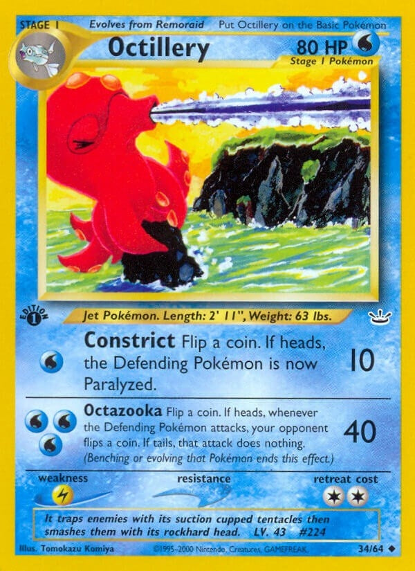Image for Octillery (34/64) (Neo Revelation) - Pokemon