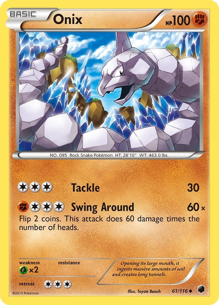 Image for Onix (61/116) (Plasma Freeze) - Pokemon