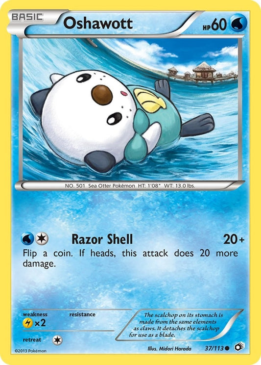 Image for Oshawott (37/113) (Legendary Treasures) - Pokemon
