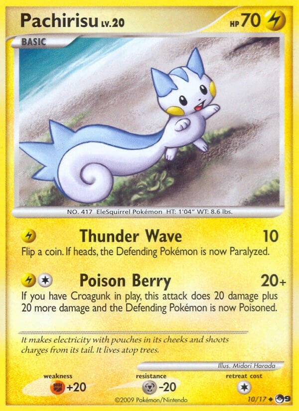 Image for Pachirisu (010/017) (POP Series 9) - Pokemon