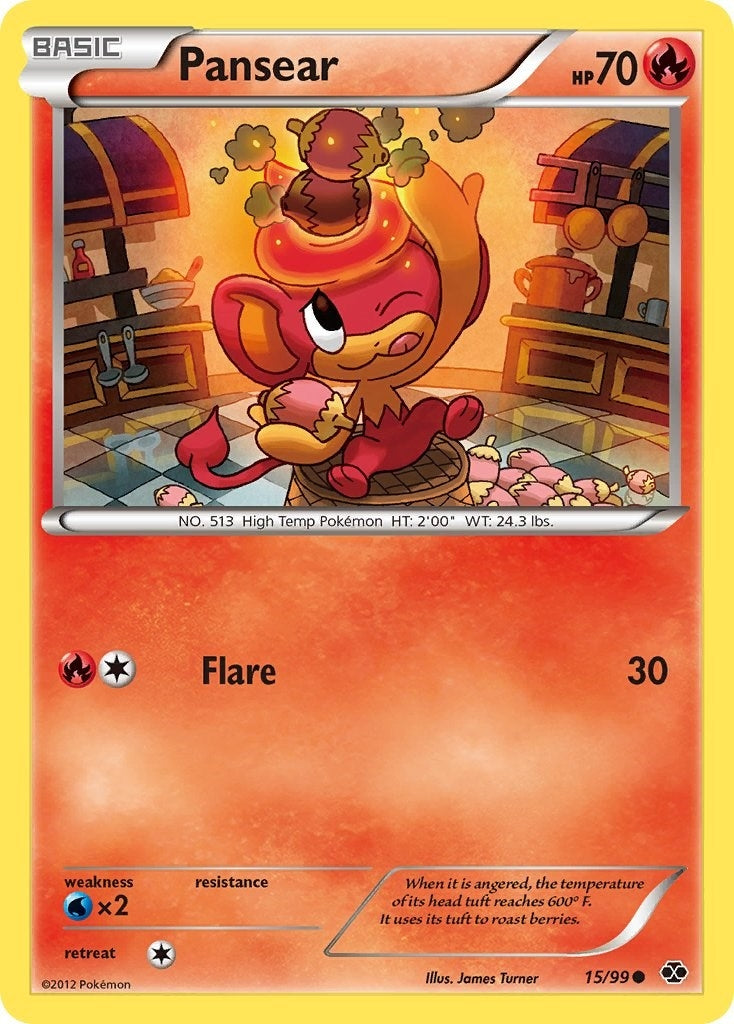 Image for Pansear (15/99) (Next Destinies) - Pokemon