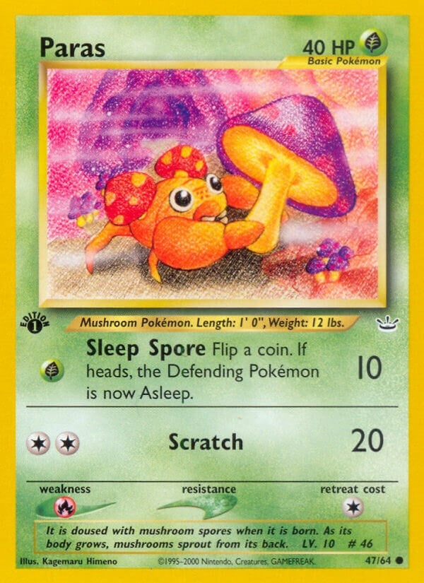 Image for Paras (47/64) (Neo Revelation) - Pokemon