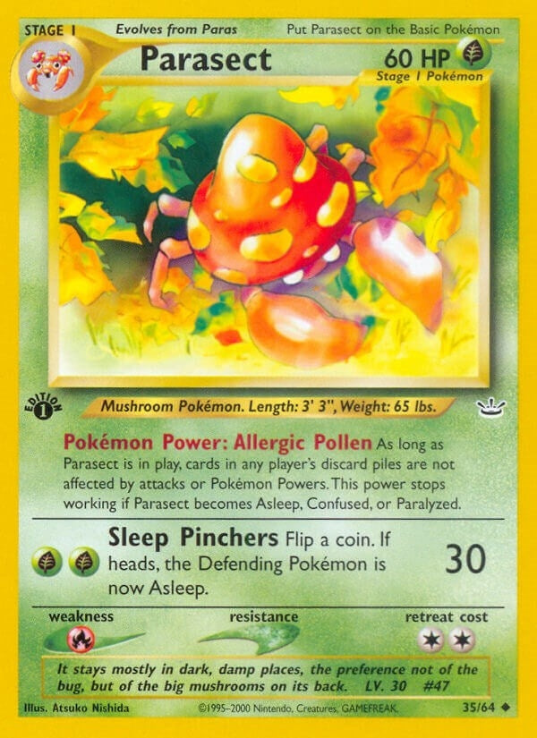 Image for Parasect (35/64) (Neo Revelation) - Pokemon