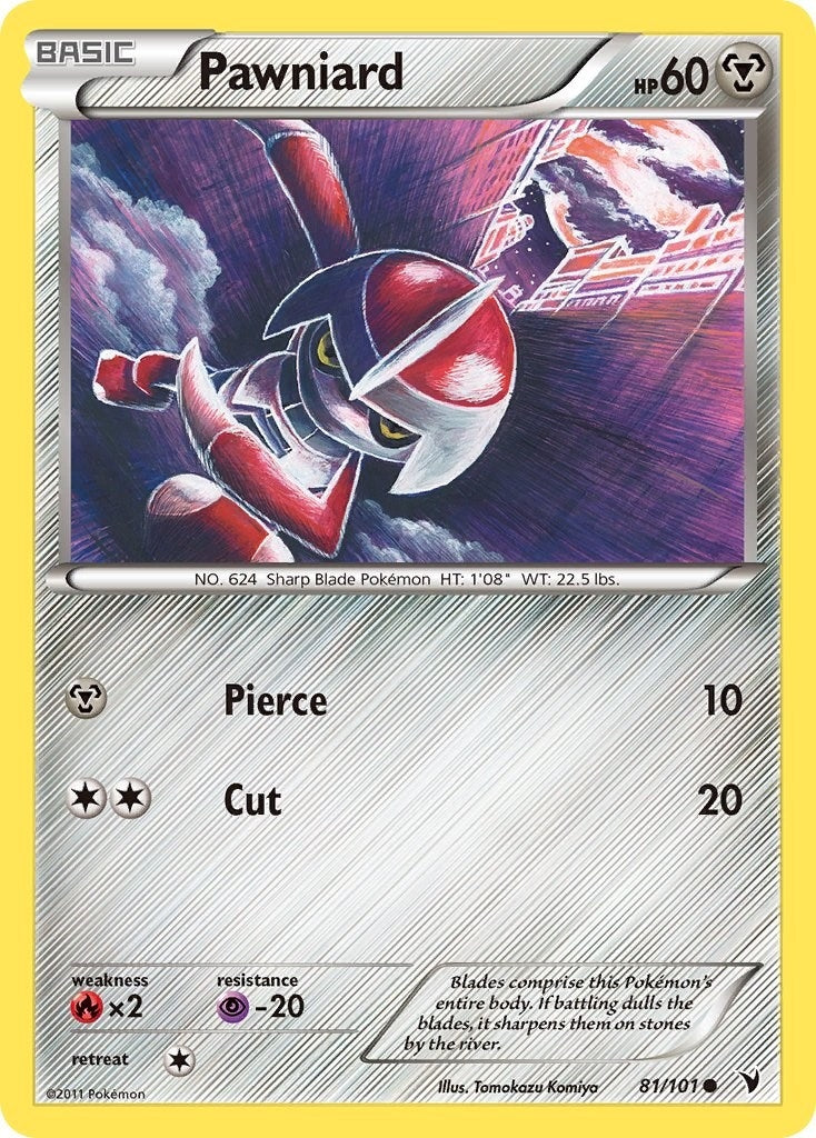 Image for Pawniard (81) (81/101) (Noble Victories) - Pokemon
