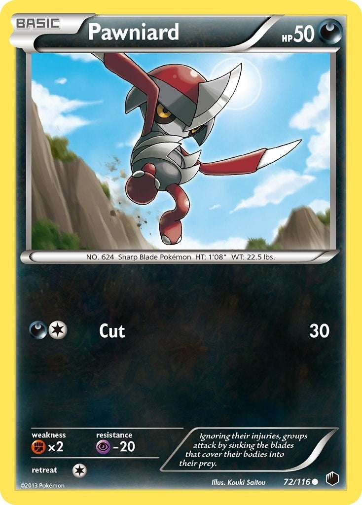 Image for Pawniard (72) (72/116) (Plasma Freeze) - Pokemon