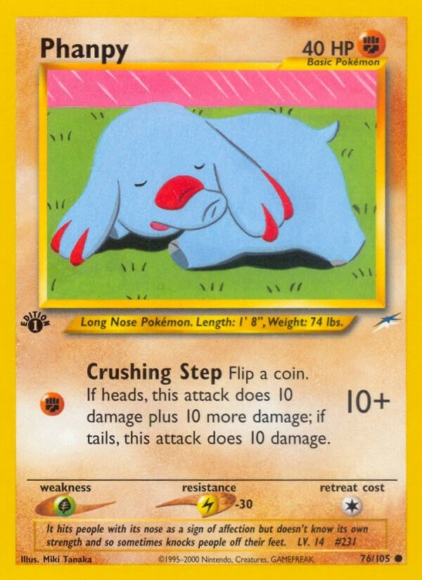 Image for Phanpy (076/105) (Neo Destiny) - Pokemon