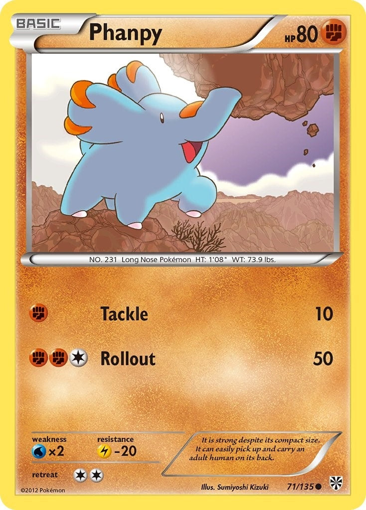 Image for Phanpy (71/135) (Plasma Storm) - Pokemon