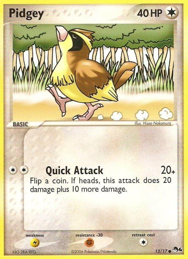 Image for Pidgey (012/017) (POP Series 4) - Pokemon