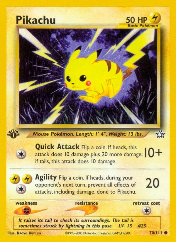 Image for Pikachu (070/111) (Neo Genesis) - Pokemon