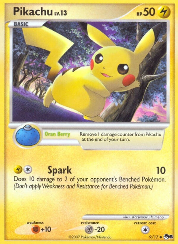 Image for Pikachu (009/017) (POP Series 6) - Pokemon