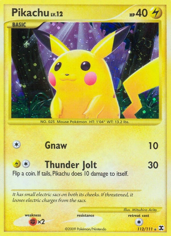 Image for Pikachu (112/111) (Rising Rivals) - Pokemon