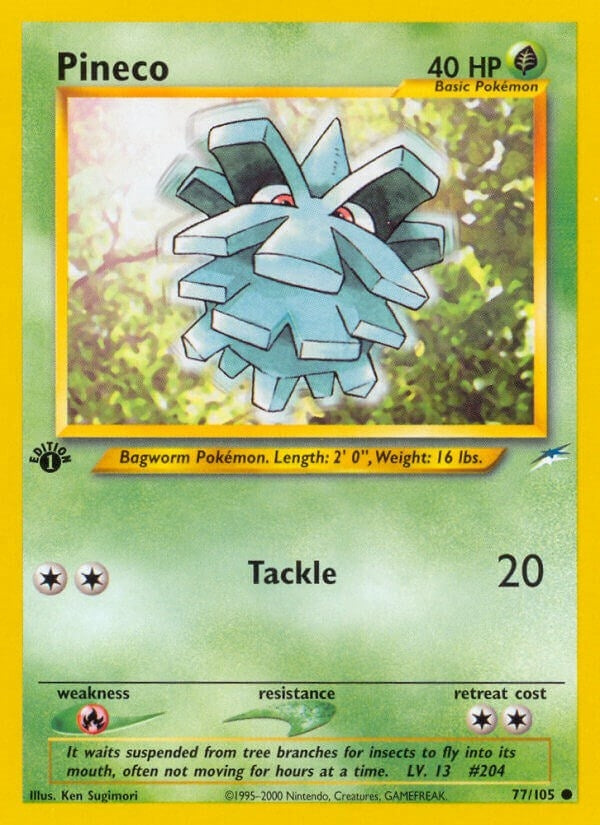 Image for Pineco (077/105) (Neo Destiny) - Pokemon