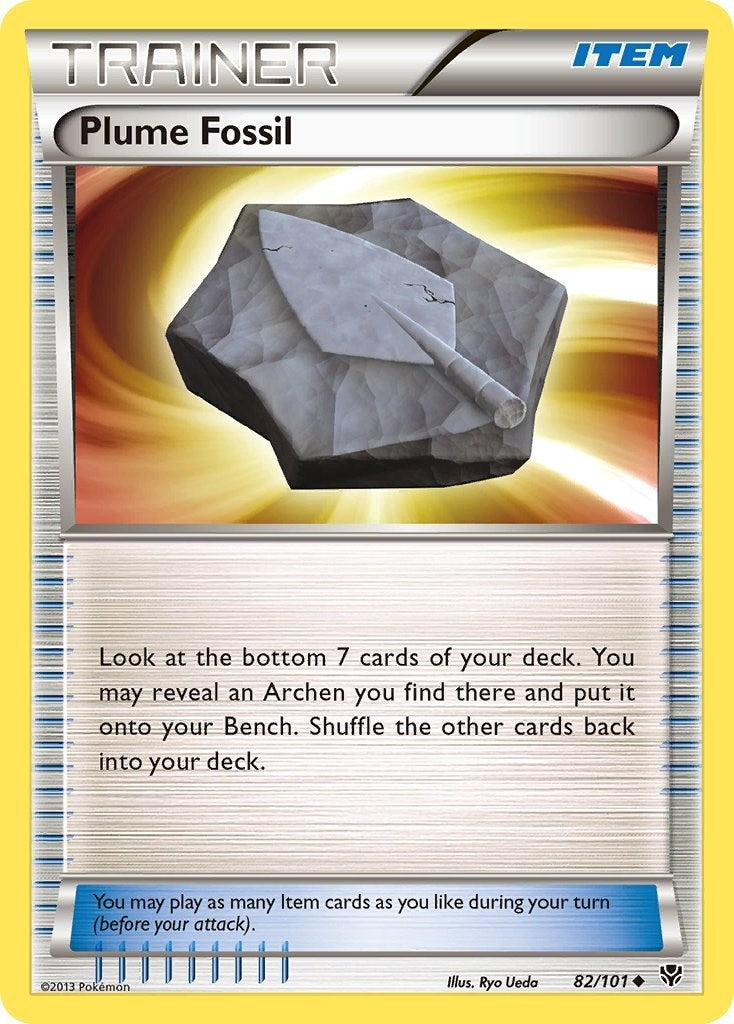 Image for Plume Fossil (82/101) (Plasma Blast) - Pokemon