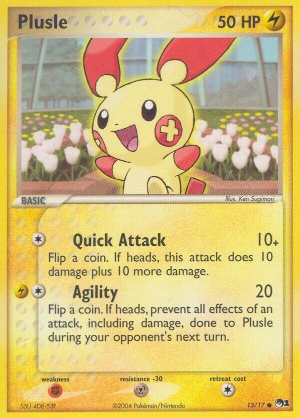 Image for Plusle (013/017) (POP Series 1) - Pokemon