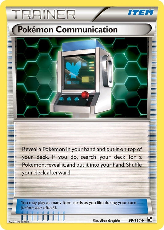 Image for Pokemon Communication (99/114) (Black and White) - Pokemon
