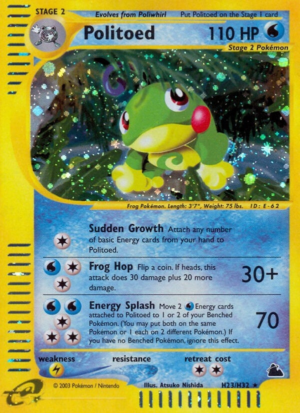 Image for Politoed (H23) (H23/H32) (Skyridge) - Pokemon