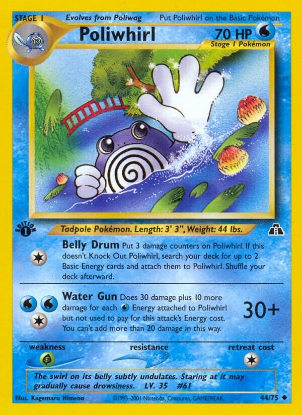 Image for Poliwhirl (44/75) (Neo Discovery) - Pokemon