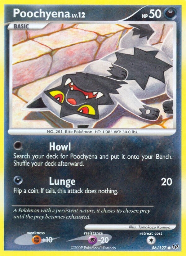 Image for Poochyena (86/127) (Platinum) - Pokemon