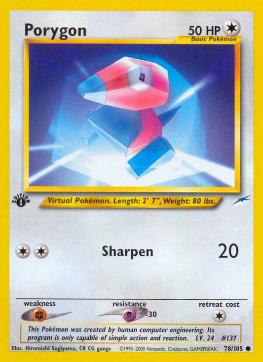 Image for Porygon (078/105) (Neo Destiny) - Pokemon